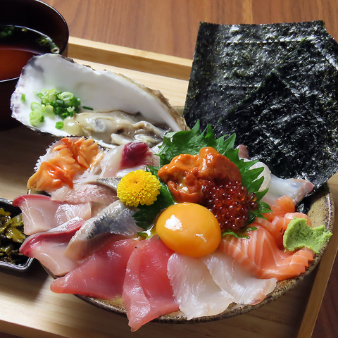 魚屋が営む海鮮丼専門店！鮮度と目利きには絶対の自信あり◎