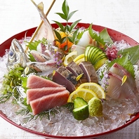 ごかもん名物！九州産本マグロ入りのお刺身五種盛合わせ