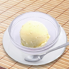 バニラアイス