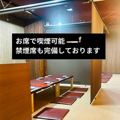 人数に合わせた個室をご用意！座敷宴会最大40名までＯＫ！全て座敷席に改装しました。学生宴会や歓送迎会などゆったりと座敷で飲み会を楽しもう！貸切は30名様以上で可能！