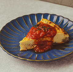 ハーブチキンのスパイスオムレツ