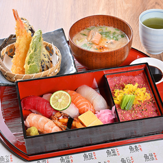 ※9/1～販売※豪華お寿司盛りと本マグロたたきトロ重
