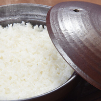 焼肉と相性抜群！お米本来の香りが食欲をそそります♪