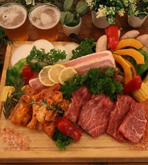 【一番人気】黒毛和牛も楽しめる!スタンダードBBQ