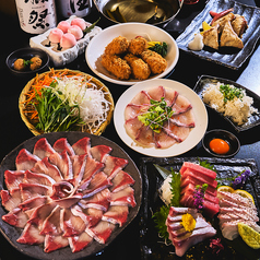 赤坂見附個室居酒屋 馬に魚にのコース写真