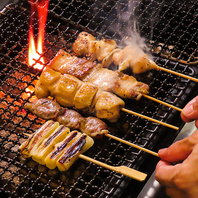 本格炭焼きの焼き鳥味わえる♪