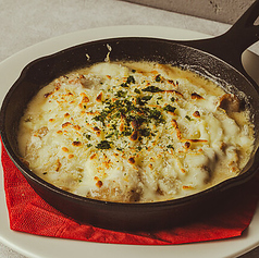 鶏もものフリカッセ～グラタン仕立て～