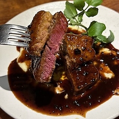 牛フィレ肉とフォアグラ ロッシーニ風