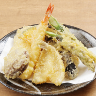 揚げたて天ぷらと旨い肴を一杯と共に♪