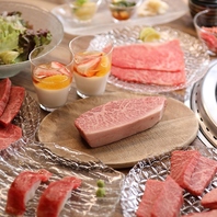 目と舌で堪能する華火のコース