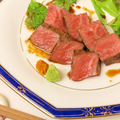 料理メニュー写真&nbsp;お通し/造り/本日のおばんざい2品/珍味1品＋本日の天プラ/和牛ステーキ