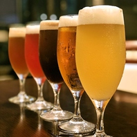 全29種類のクラフトビールは週替わりで4種類をご提供♪