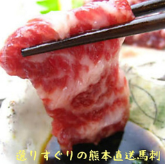 【本場熊本直送！1日5食限定美肌効果あり！】熊本直送馬刺 したてがみ付き