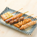 料理メニュー写真&nbsp;串焼盛合わせ5種＜タレ/塩＞