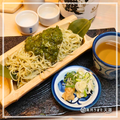 〆にサッパリ!三陸めかぶ蕎麦