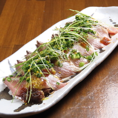 天然鰤トロ炙り 玉ねぎ醤油