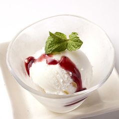 クリームチーズアイス/バニラアイス