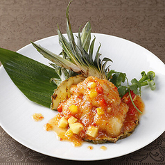 プラーサムロット　白身魚の唐揚げ　スイートチリサワーソース