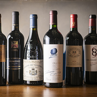 ワインをはじめとした、ドリンクも豊富！