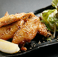 料理メニュー写真 甘辛手羽先の唐揚げ