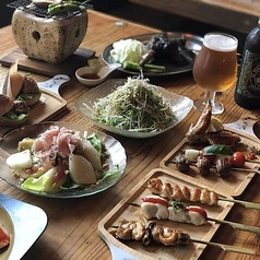 ちゃ味鶏のコース写真