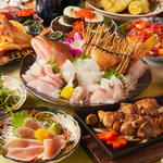 新鮮な海鮮料理が楽しめる活気あふれる居酒屋。