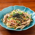 料理メニュー写真&nbsp;きのことベーコンのバター醤油パスタ