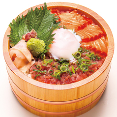 サーモンねぎとろ温玉丼/ねぎとろたく丼