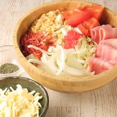 60 トマトバジルチーズもんじゃ