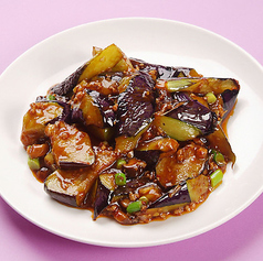 茄子ひき肉炒め
