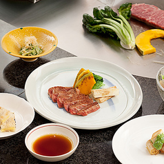 鉄板焼 けやき ホテルグランヒルズ静岡のコース写真