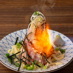 とろたくタワー/かつお塩たたき