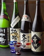 厳選地酒もございます!