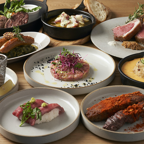 高品質のお肉をメインに季節ごとの北海道食材が楽しめるこだわり食材の肉バルです！
