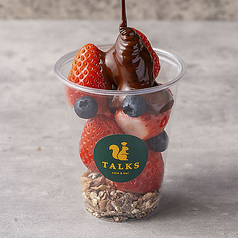 チョコレートドレープ　いちご