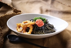 イカスミと博多明太子