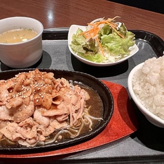 とんばら定食(肉ダブル・ライスダブル)