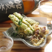 【旬を堪能】揚げたて天ぷら盛り合わせ◆