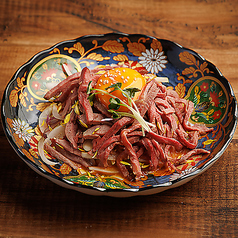 牛タンの美味しいタレユッケ