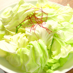 やみつき塩キャベツ/本日の野菜サラダ