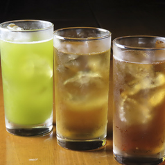 様々な『お茶割り』をご堪能下さい
