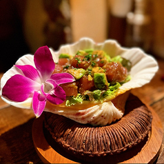 マグロとアボカドのポキサラダ