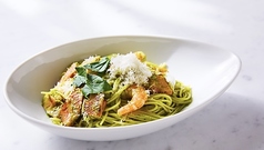 エビとベーコンのジェノベーゼ