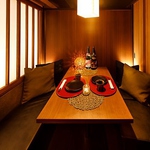 少人数様用の完全個室♪周りを気にすることなく、自慢の料理とお酒と会話をお楽しみいただけます。