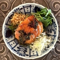料理メニュー写真 本日の刺身 山椒葱ソース