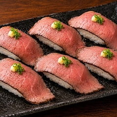 ローストビーフ肉寿司(6貫)