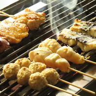 こだわりの備長炭で炭火焼きや焼鳥をご堪能ください♪