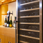 ワインセラーで管理したワインは常時20品以上。