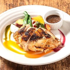 糸島産鶏ムネのロースト　