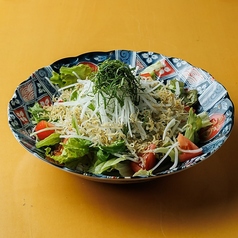 ハリハリかりかりサラダ~大根と水菜とじゃこ~